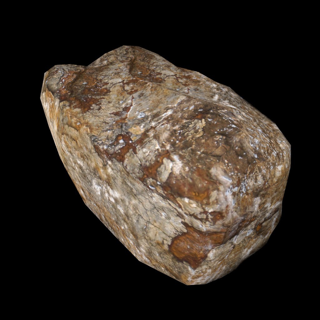 Low poly stone_2 (subdividible) preview image 1
